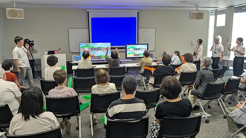 eスポーツシニア塾 体験会様子